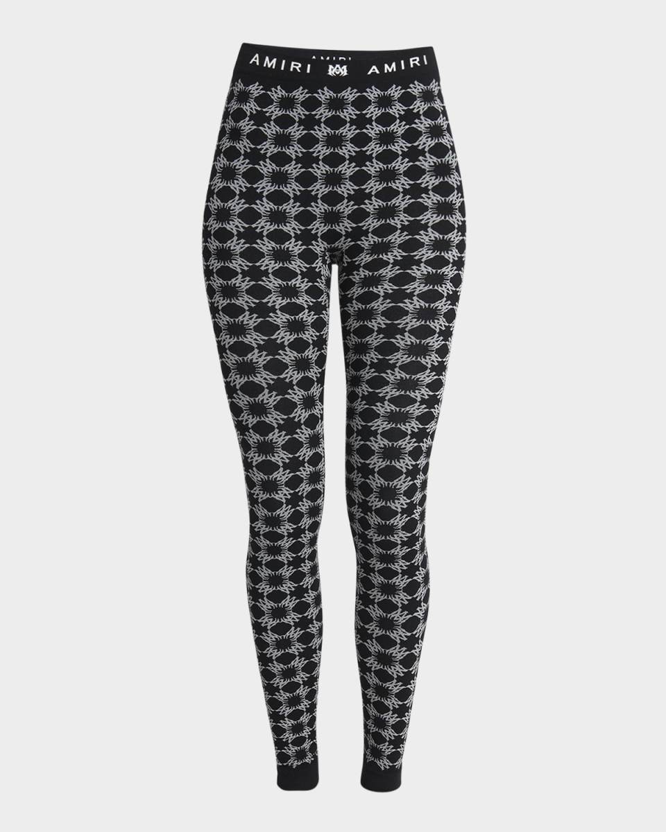 MA Quad Logo-Band Seamless Leggings